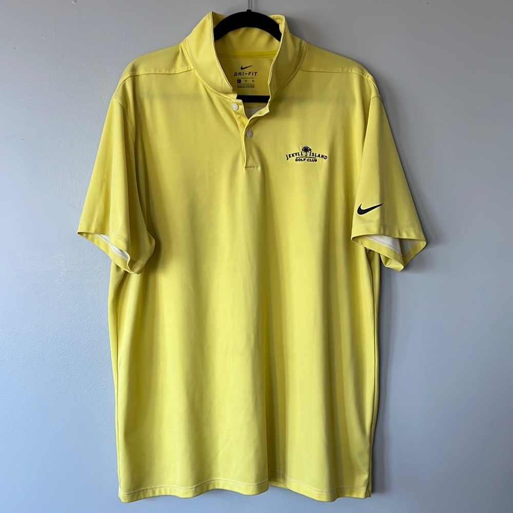 Nike Golf Dri-Fit Polo x Jekyll Island Georgia - Yellow